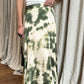 Charli London Remi Skirt Khaki Tie Dye