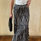 Charli London Remi Skirt Black & White Print