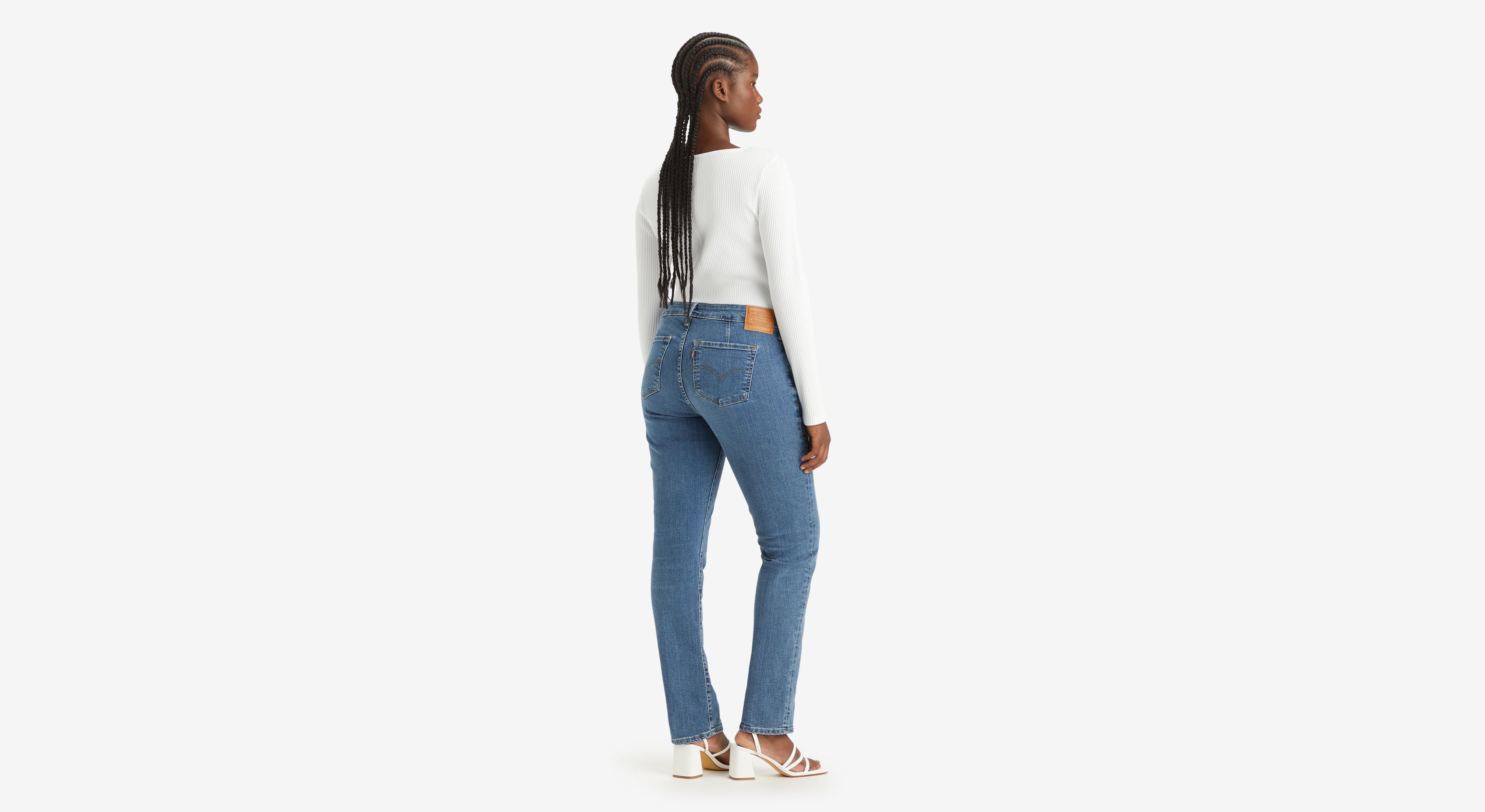 Levi's 712 slim mid rise slim deals through hip and thigh