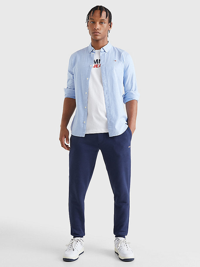 Stretch oxford muscle outlet fit shirt